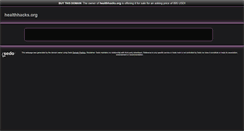 Desktop Screenshot of healthhacks.org